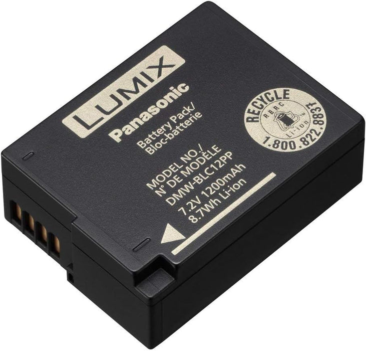 Panasonic DMW-BLC12 Lithium-Ion Battery - 7.2V, 1200mAh Rechargeable Power - Image 1