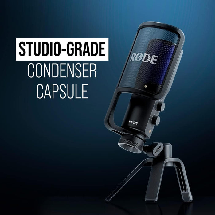 Rode NT-USB+ USB Microphone - High-Quality Studio Recording Microphone - Image 8