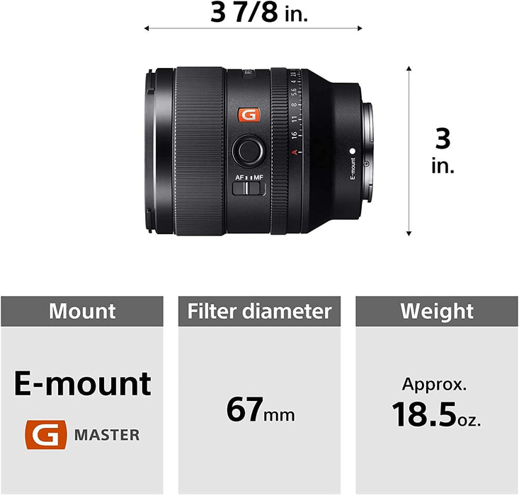 Sony FE 35mm F/1.4 GM Lens - Premium Full-Frame Mirrorless Lens - New - Image 5