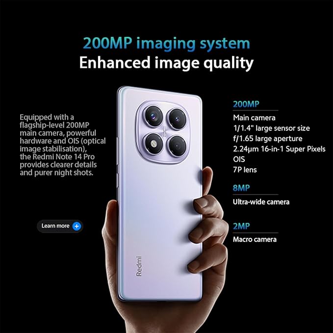 Redmi Note 14 Pro - 512GB Storage, 12GB RAM, 4G Smartphone in Blue - Image 11