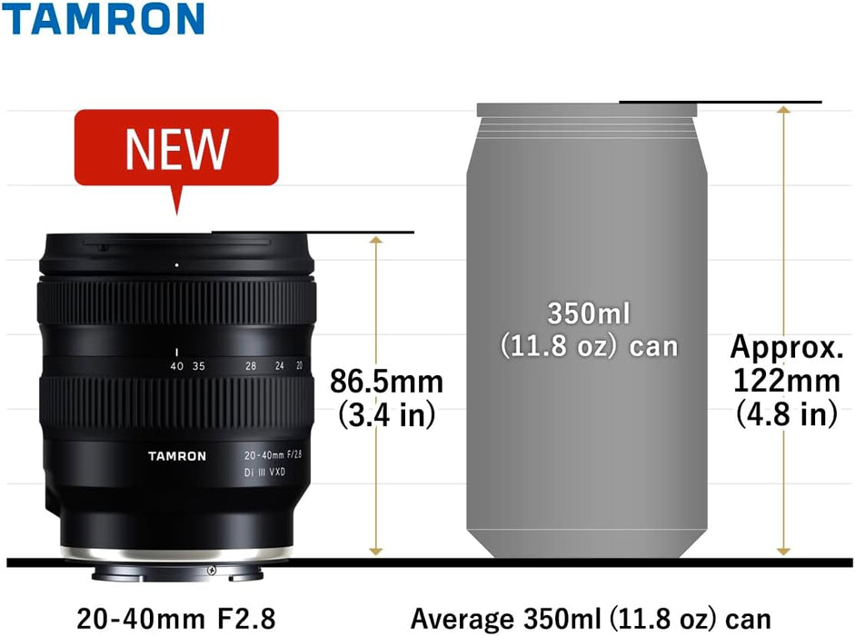 Tamron 20-40mm F/2.8 Di III VXD Lens - Versatile Sony E Mount Lens - Image 2
