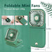ITFIT 2-in-1 Handheld Fan with Holder - Portable Cooling Solution (ITFITF14) Green - Image 4