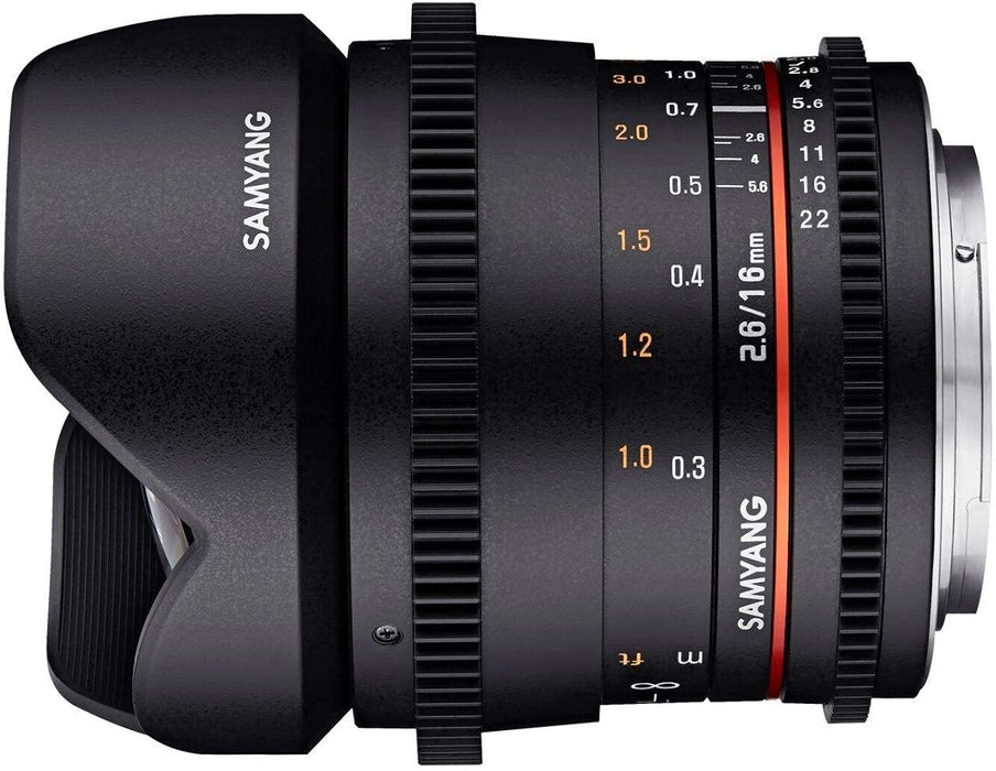 Samyang 16mm T2.6 ED AS UMC Lens (Nikon F) - 5