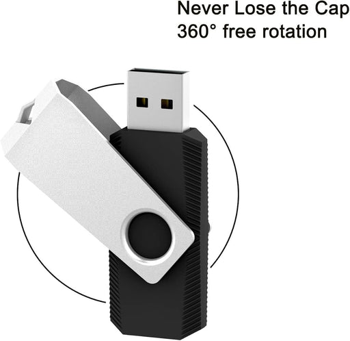 Qumox USB2.0 Flash Disk USB (32GB, Black, Bulk Pack) - 1