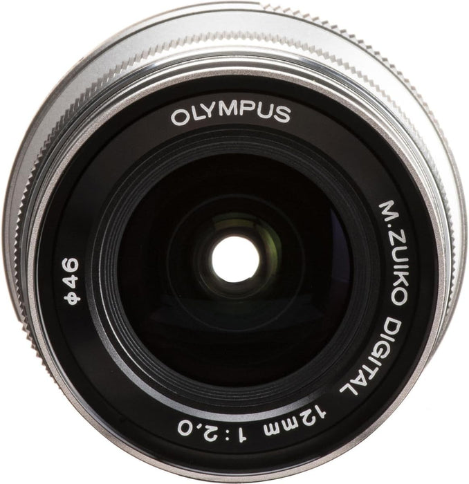 Olympus M. Zuiko Digital ED 12mm f/2.0 Lens - Silver for Micro 4/3 Cameras - Image 5