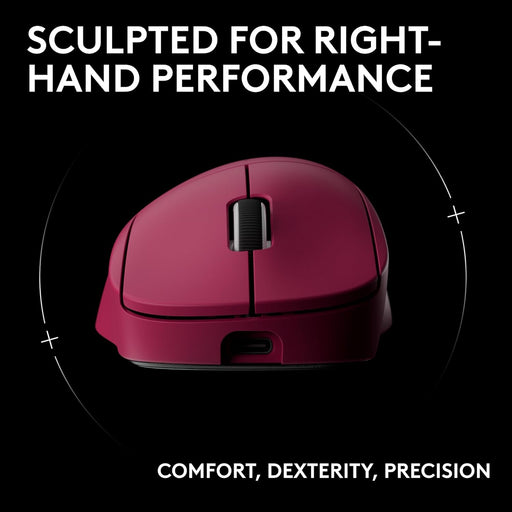 Logitech G PRO X Superlight 2 Wireless Gaming Mouse - Magenta - Image 2