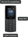 Nokia 105 TA-1546 4G Dual SIM Mobile Phone - Charcoal - Image 3