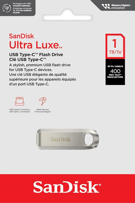 Sandisk Ultra Luxe USB Type-C Flash Drive (1TB, SDCZ75-1T00-G46) - 1