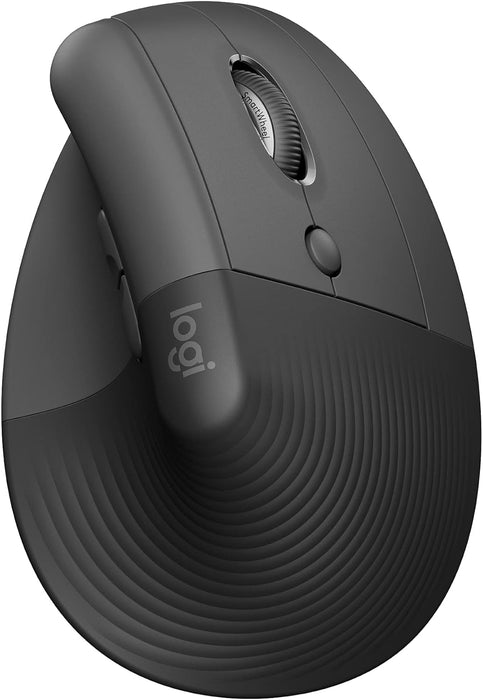 Logitech Lift Ergonomic Mouse - Comfortable Wireless Design (Pink, 910-006487) - Image 1