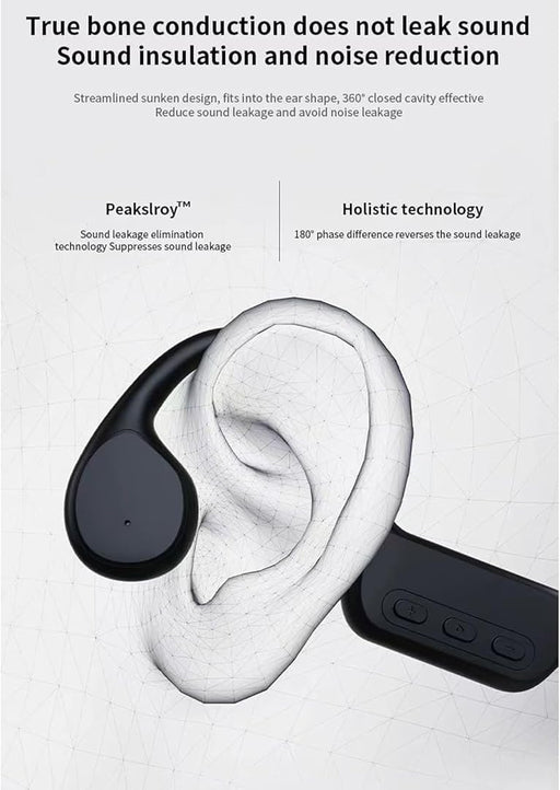 Bonesoundz AWARE Bone Conduction with IPX8 + Led Light (Grey) - 2