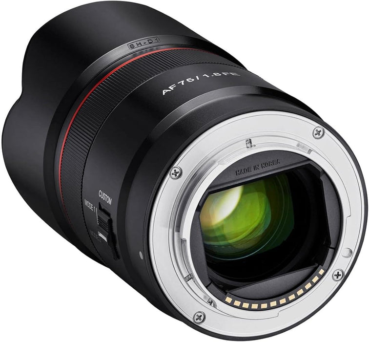 Samyang AF 75mm f/1.8 Lens for Sony E Mount - 1