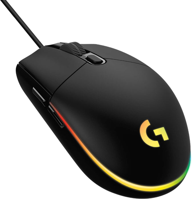 Logitech G102 Light Sync Gaming Mouse - Customizable RGB Lighting - Black - Image 1