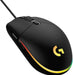 Logitech G102 Light Sync Gaming Mouse - Customizable RGB Lighting - Black - Image 1