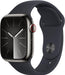 Apple Watch Series 9 45mm - GPS+Cellular Graphite Stainless Steel with Midnight Sport Band - Image 2