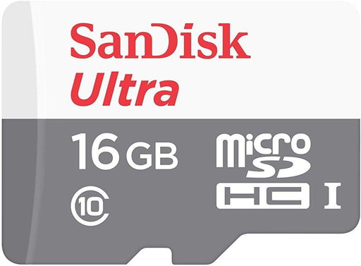 Sandisk Ultra microSDHC Class 10 (16GB, Read 80MB/s, Without Adapter) (SDSQUNS-016G-GN3MN) - 1