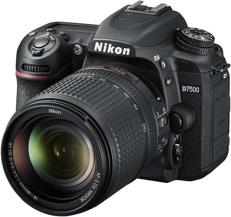 Nikon D7500 Digital Camera Kit - 20.9MP DSLR with 18-140mm Lens - Image 1