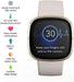 Fitbit Sense GPS Smartwatch (FB512) (Lunar White / Soft Gold Stainless Steel) - 3