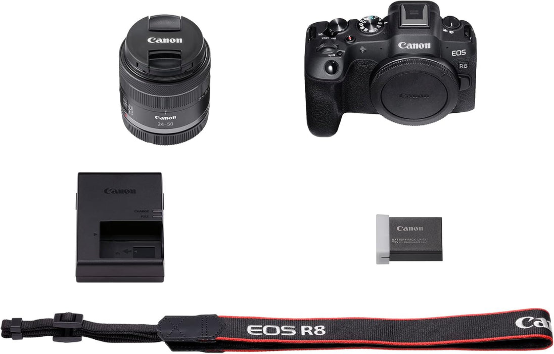 Canon EOS R8 Mirrorless Camera - 24-50mm Lens with Image Stabilization - Image 7