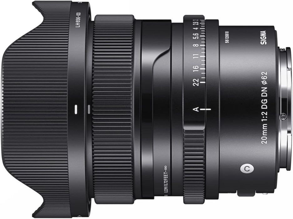 Sigma 20mm F2.0 DG DN C Lens - High-Performance Wide-Angle for Sony E Mount - Image 2