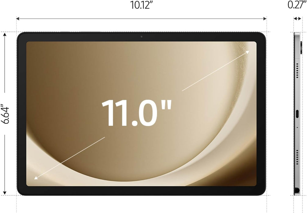 Samsung Galaxy Tab A9+ - 64GB WiFi Tablet in Silver - Image 3