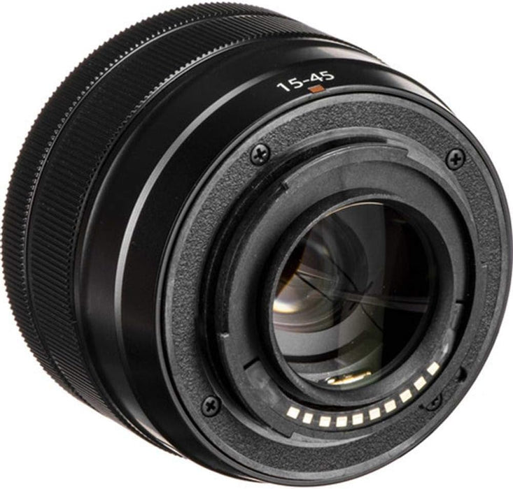 Fujifilm Fujinon Power Zoom Lens XC15-45mm F3.5-5.6 OIS PZ for Fujifilm X Mount Cameras, Black