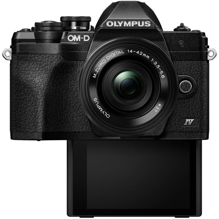 Olympus OM-D E-M10 Mark IV Kit (14-42mm EZ Lens) Black - 5