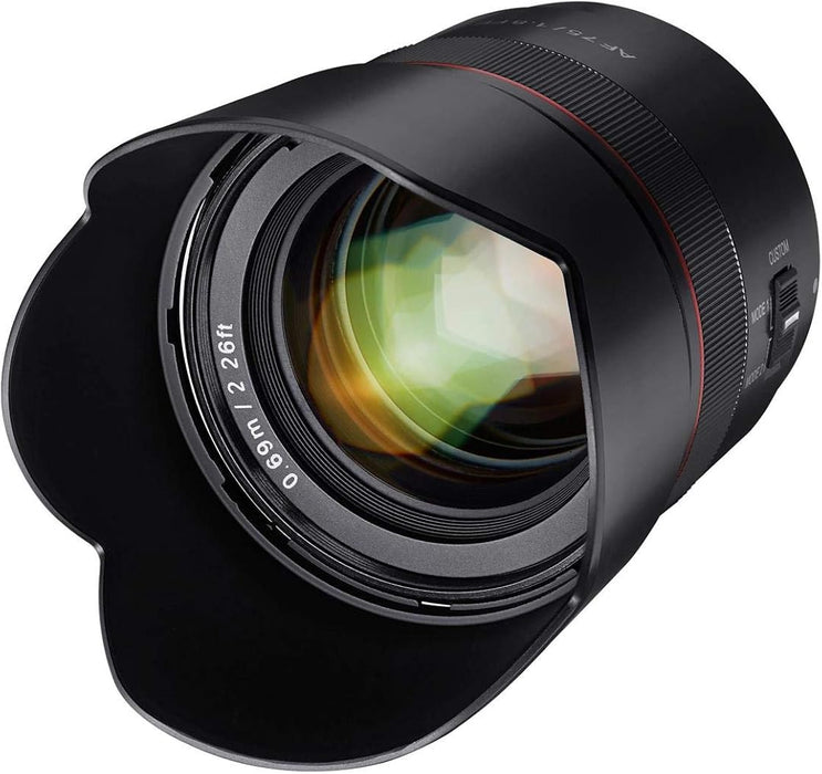 Samyang AF 75mm f/1.8 Lens for Sony E Mount - 1