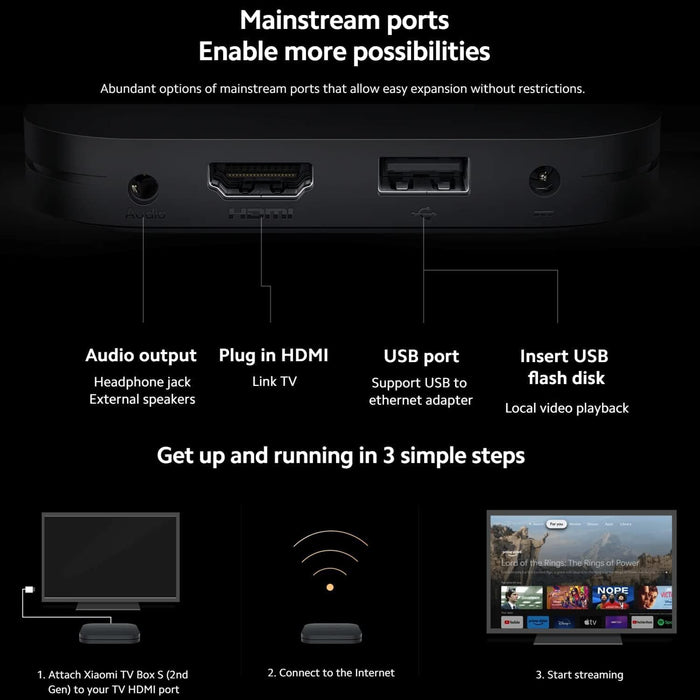 Xiaomi Mi TV Box S 2nd Gen - Global 4K Streaming Media Player - Image 11