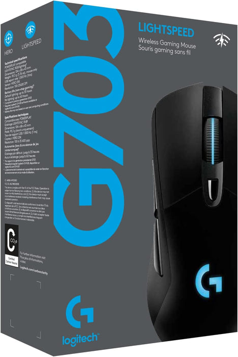 Logitech G703 Lightspeed Wireless Gaming Mouse - Advanced Performance Gaming Mouse - Image 8