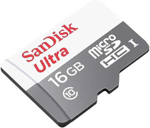 Sandisk Ultra microSDHC Class 10 (16GB, Read 80MB/s, Without Adapter) (SDSQUNS-016G-GN3MN) - 1