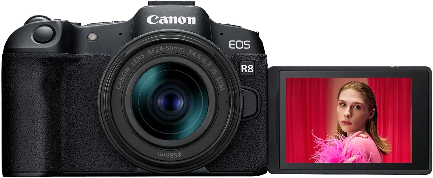 Canon EOS R8 Mirrorless Camera - 24-50mm Lens with Image Stabilization - Image 4
