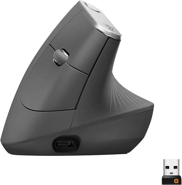 Logitech MX Vertical Advanced Ergonomic Mouse - Comfort & Precision (910-005449) - Image 1
