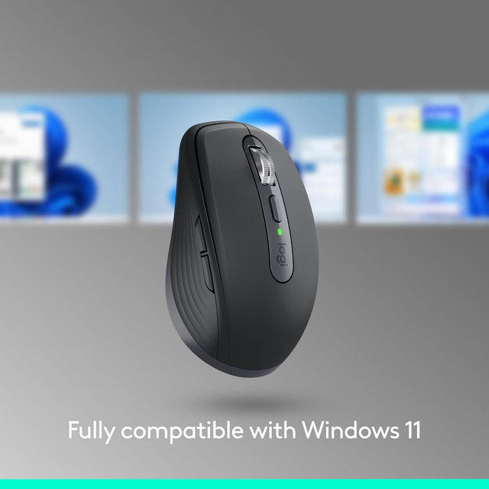Logitech MX Anywhere 3S Wireless Mouse - Compact Ergonomic Design (Graphite) - Image 5