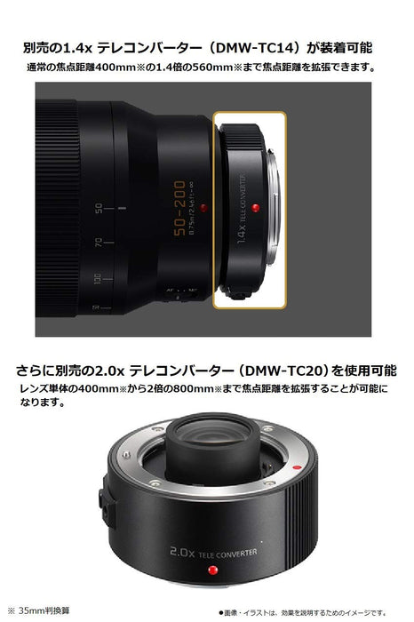 Panasonic Leica DG Vario-Elmarit 50-200mm f/2.8-4 ASPH. POWER O.I.S. Lens (HES50200) - 7