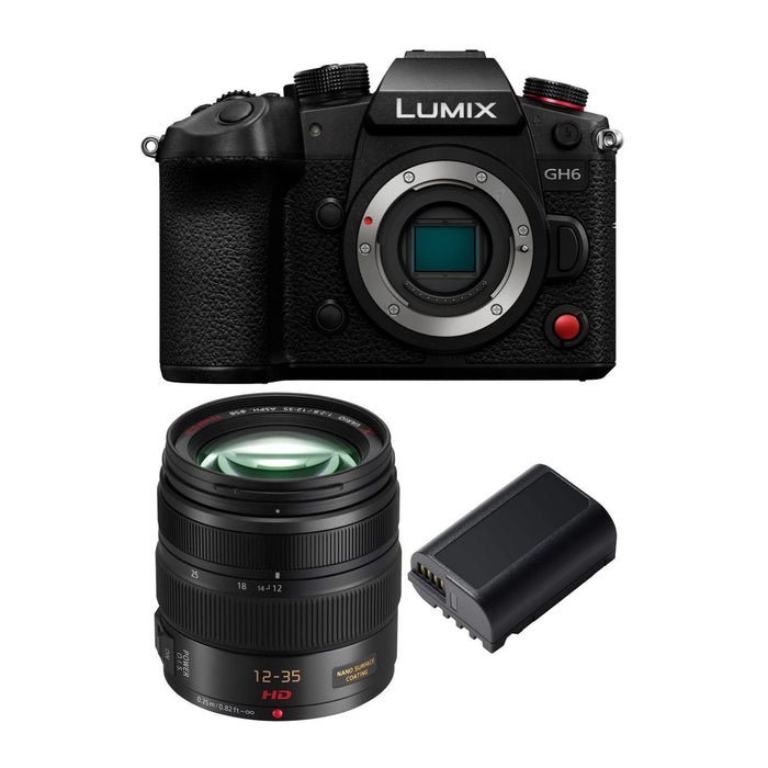 Panasonic Lumix GH6 Mirrorless Camera with 12-35mm f/2.8 Lens - 3