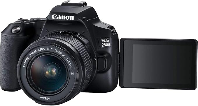 Canon EOS 250D Digital Camera Kit - 24.1MP DSLR with EF-S 18-55mm Lens - Image 4