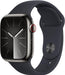 Apple Watch Series 9 41mm GPS+Cellular - Graphite Stainless Steel with Midnight Sport Band - Image 1