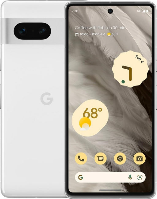 Google Pixel 7 Smartphone - 128GB Storage, 8GB RAM, Snow Color - Image 1