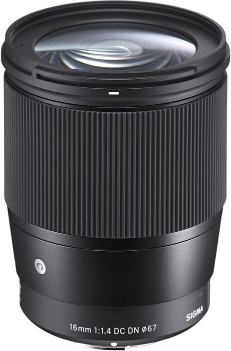 Sigma 16mm F1.4 DC DN Contemporary Lens - Ultra-Fast Wide-Angle for Sony E - Image 1