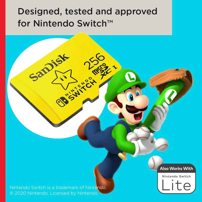 SanDisk UHS-I microSDXC for Nintendo Switch - 256GB High-Speed Storage - Image 3