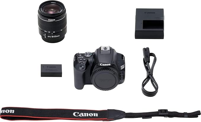 Canon EOS 250D Digital Camera Kit - 24.1MP DSLR with EF-S 18-55mm Lens - Image 7