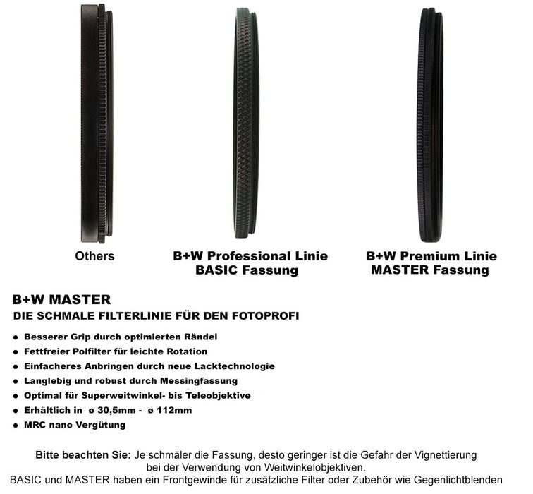 B+W 010 UV-Haze MRC Nano Master Filter (37mm) (1101495) - 7