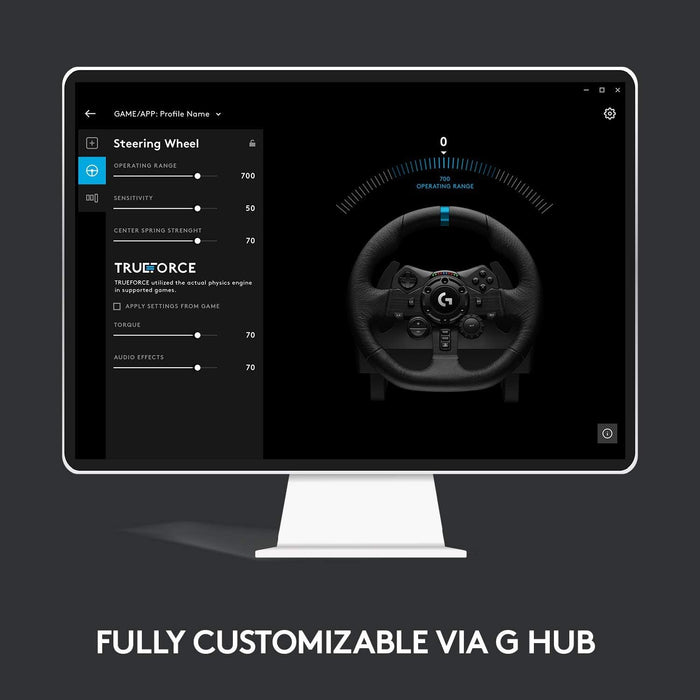 Logitech G923 Racing Wheel - High-Performance Gaming Wheel for PS5, PS4 & PC - Image 7