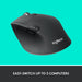 Logitech M720 Wireless Triathlon Mouse - Versatile Multi-Device Connectivity - Image 8