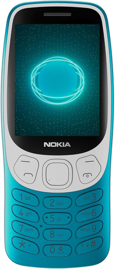 Nokia 3210 Flip Phone - Stylish Scuba Blue Design, Model TA-1618 DS - Image 2