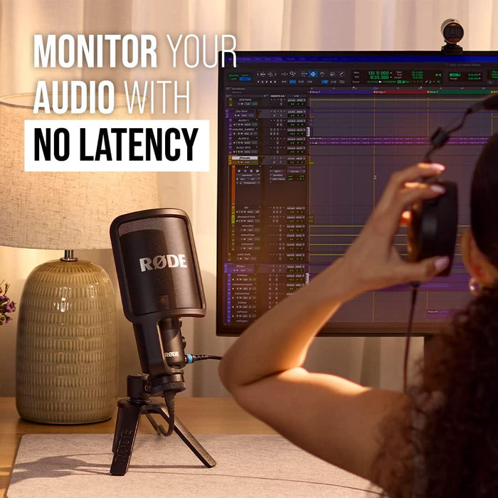 Rode NT-USB+ USB Microphone - High-Quality Studio Recording Microphone - Image 4