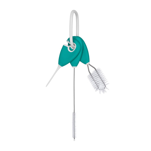 OXO STRAW/SIPPY CUP CLEANING SET - TURQUOISE - 1