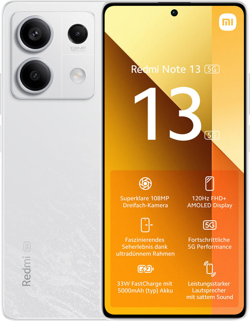 Xiaomi Redmi Note 13 6+128gb Ds 5g Artic White  - 1
