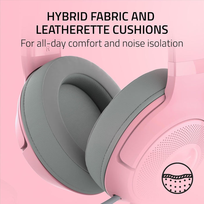 Razer Kraken Kitty V2 Chroma RGB Headphones - Quartz Gaming Headset - Image 7