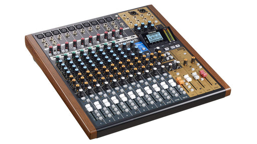 Tascam Model 16 Hybrid 14-Channel Mixer, Multitrack Recorder, and USB Audio Interface - 1